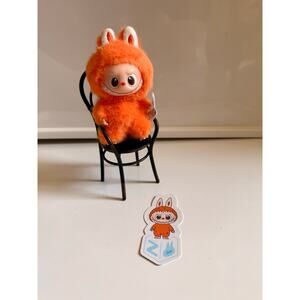 Authentic Pin for love Lububu plush letter : Z Popmart V4